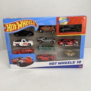 Hot Wheels 1:64 Scale 10 Cars (McLaren, Nissan 300ZX, Huracan, Pass’n Gasser)